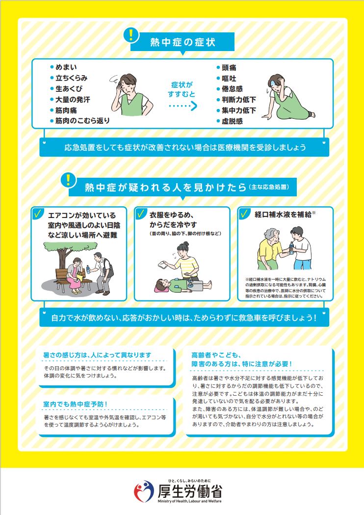 熱中症の予防のために2