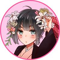 お浄の顔アップイラスト画像