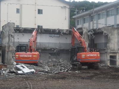 旧庁舎等解体工事17