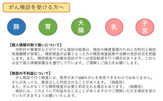 がん検診共通案内